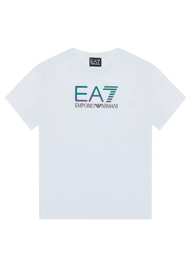 EA7 Emporio Armani t-shirt bianca bambino in cotone