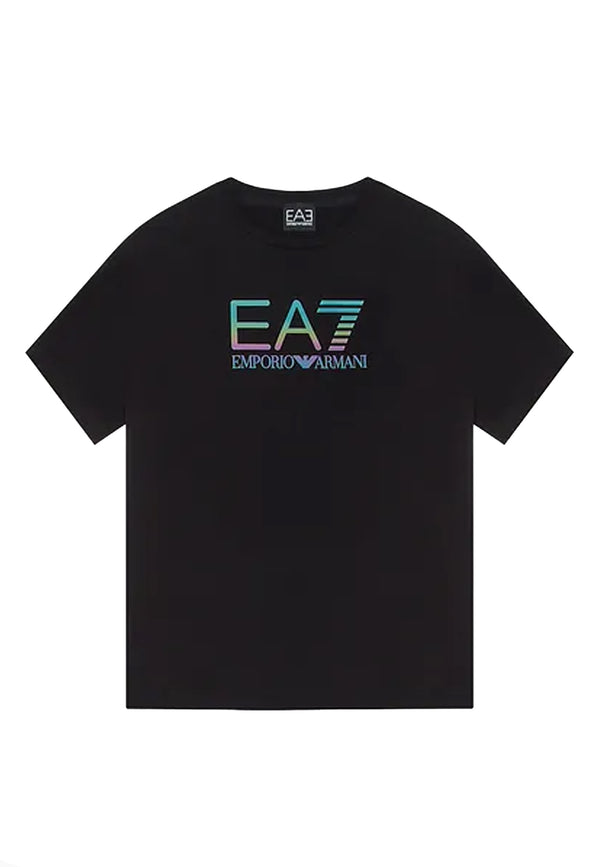 EA7 Emporio Armani t-shirt nera bambino in cotone
