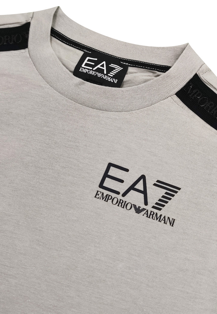 EA7 Emporio Armani t-shirt grigia bambino in cotone