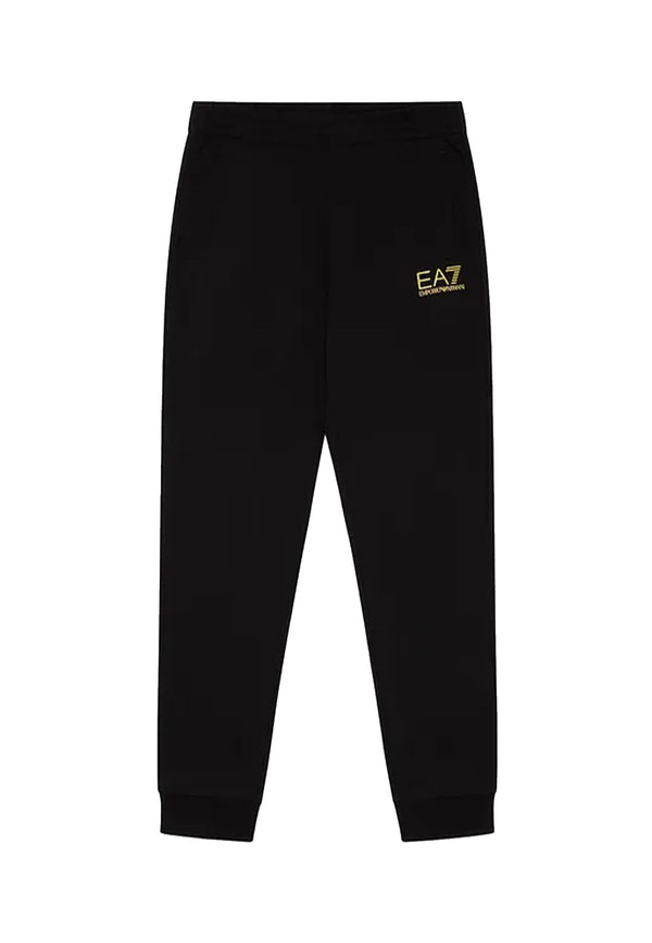 EA7 Emporio Armani pantalone sportivo nero bambino in cotone