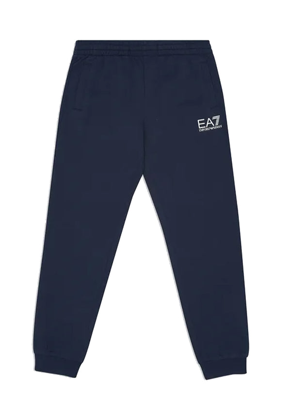 EA7 Emporio Armani pantalone sportivo blu navu bambino in cotone