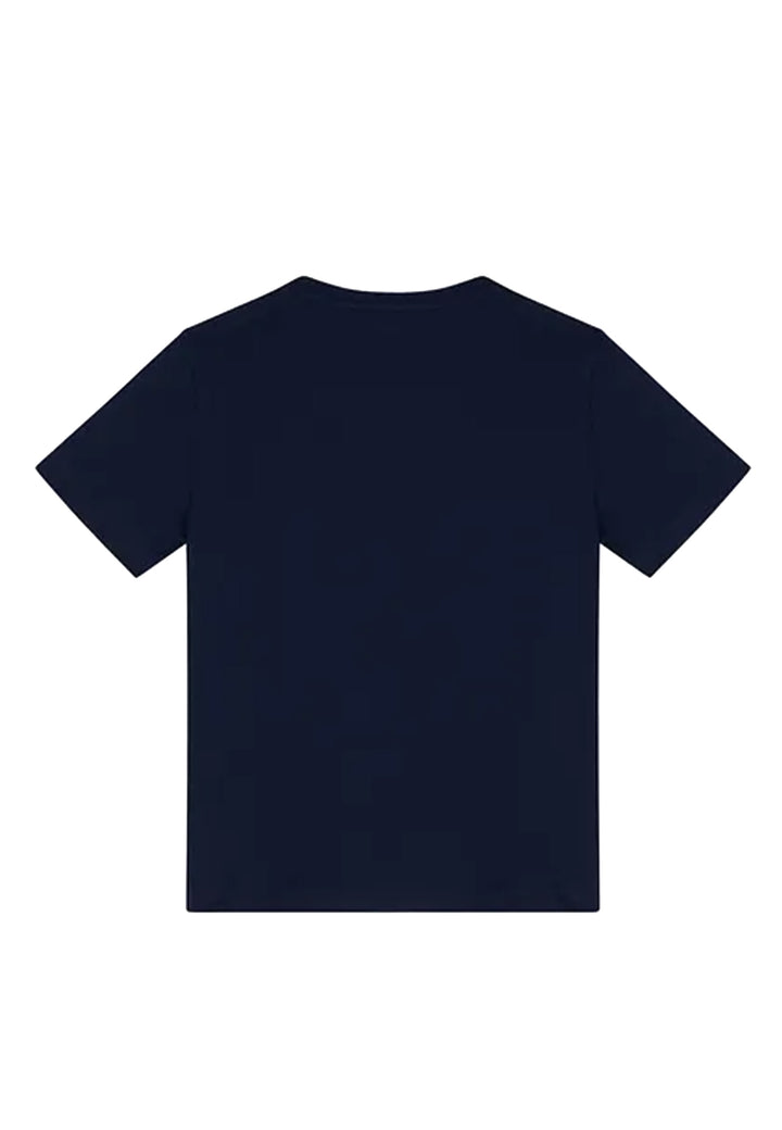 EA7 Emporio Armani t-shirt blu navy bambino in cotone