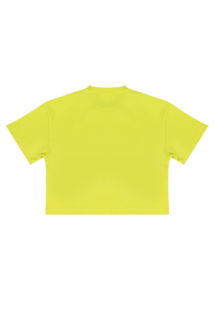 Elisabetta Franchi t-shirt gialla bambina in cotone