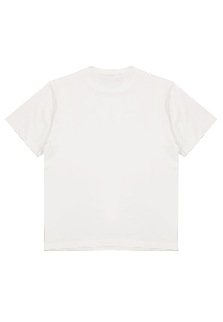 Elisabetta Franchi t-shirt bianca bambina in cotone