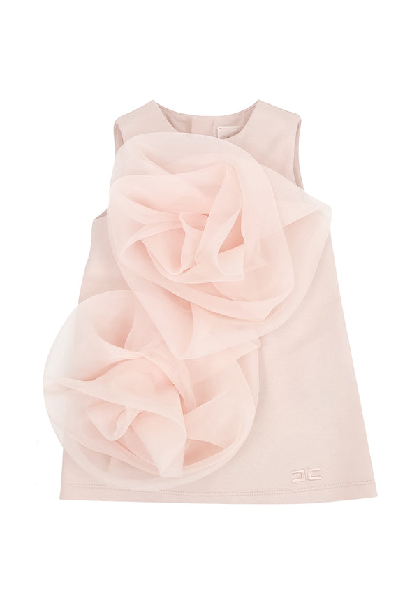 Elisabetta Franchi vestito rosa neonata in cotone