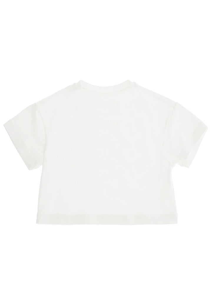 Elisabetta Franchi La Mia Bambina t-shirt bianca bambina in cotone