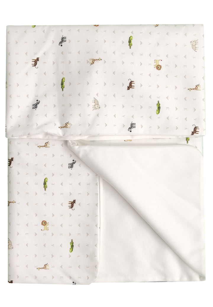 ViaMonte Shop | Emporio Armani copertina avorio neonato in cotone