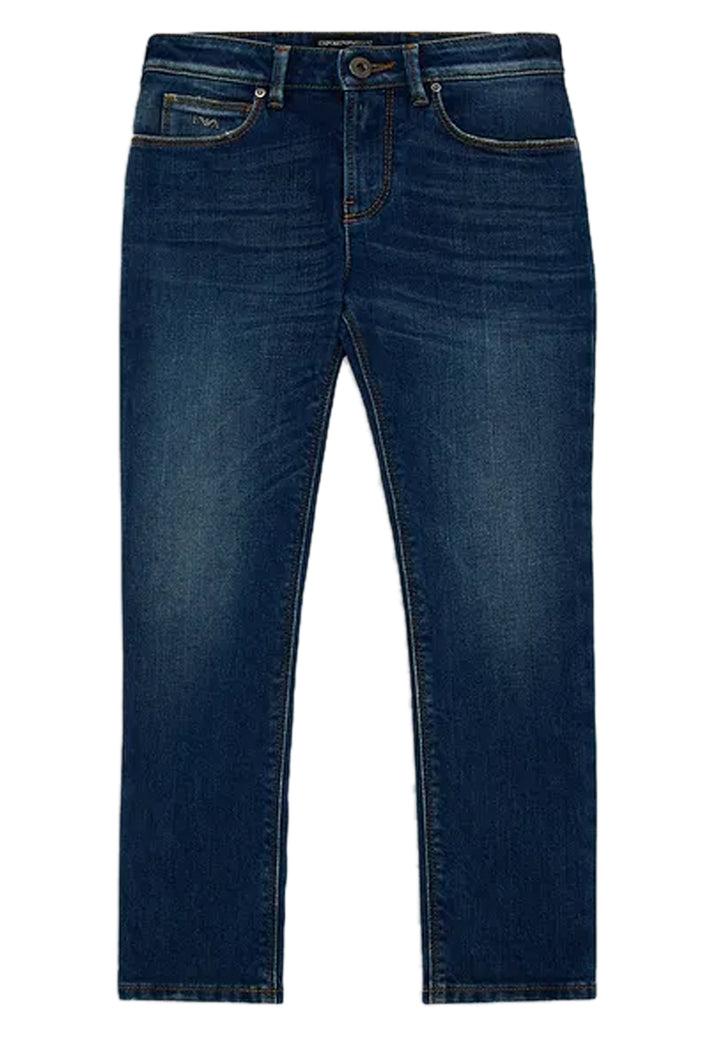 Emporio Armani jeans blu bambino in denim