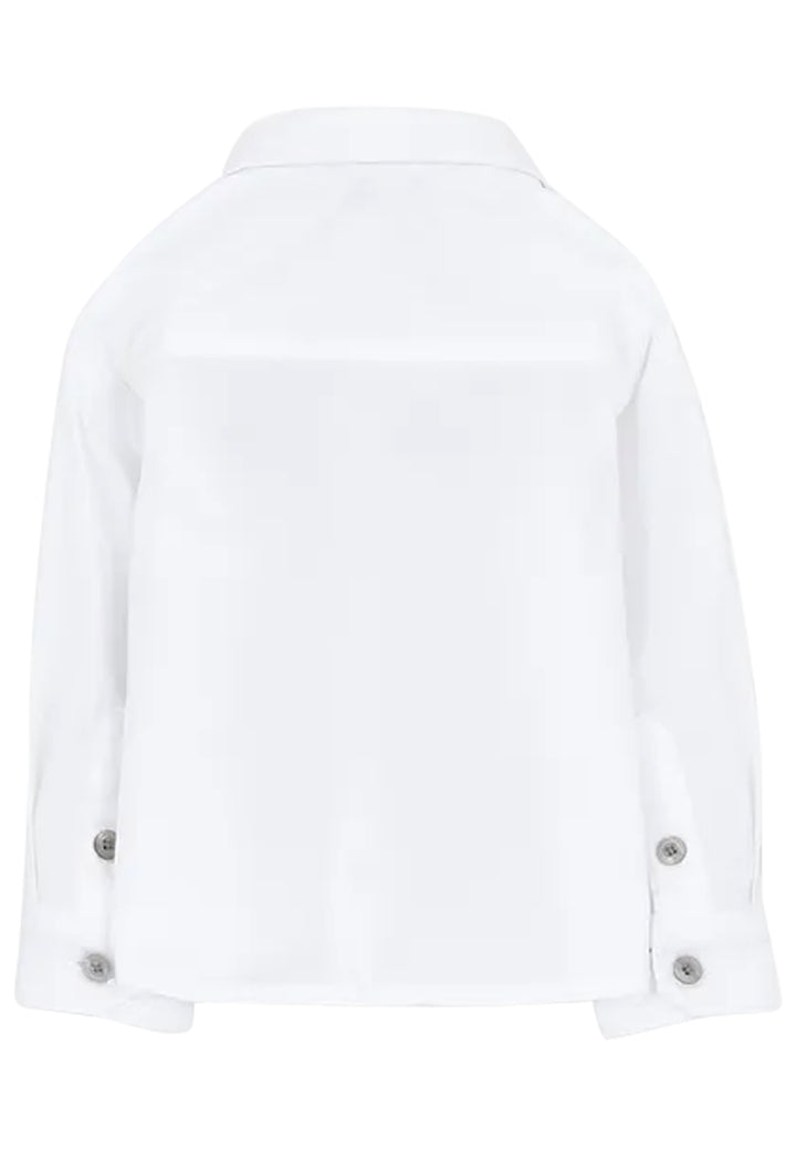 Emporio Armani camicia bianca neonato in cotone