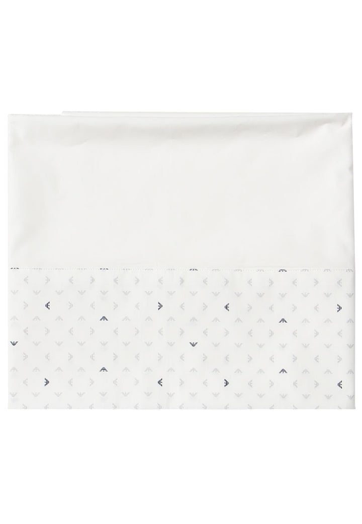 Emporio Armani set lenzuola bianche neonato in cotone
