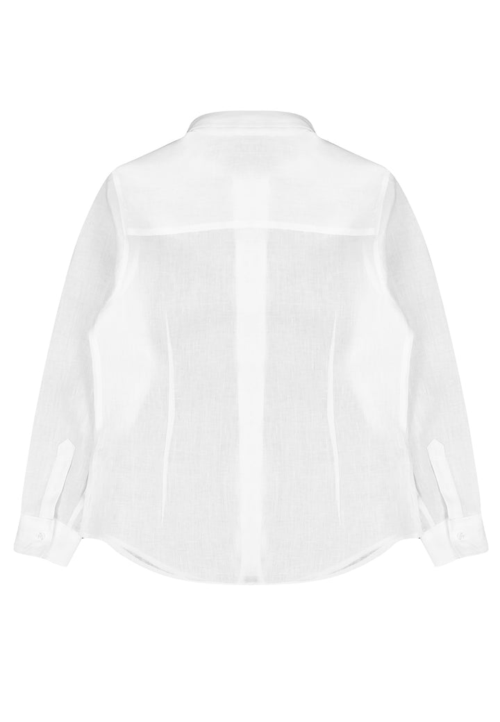 ViaMonte Shop | Fay camicia bianca bambino in lino