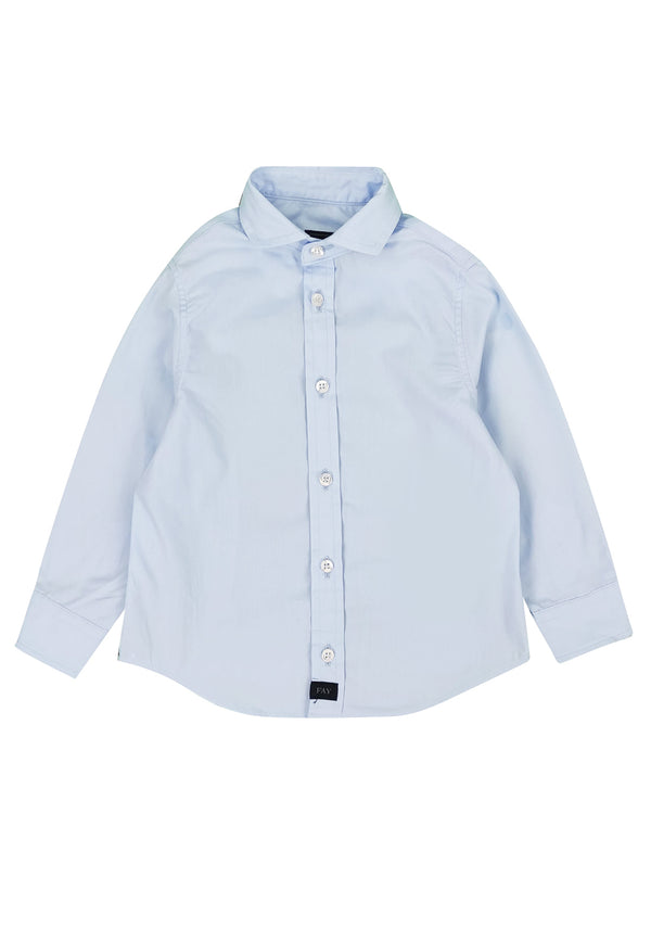 ViaMonte Shop | Fay camicia celeste bambino in cotone