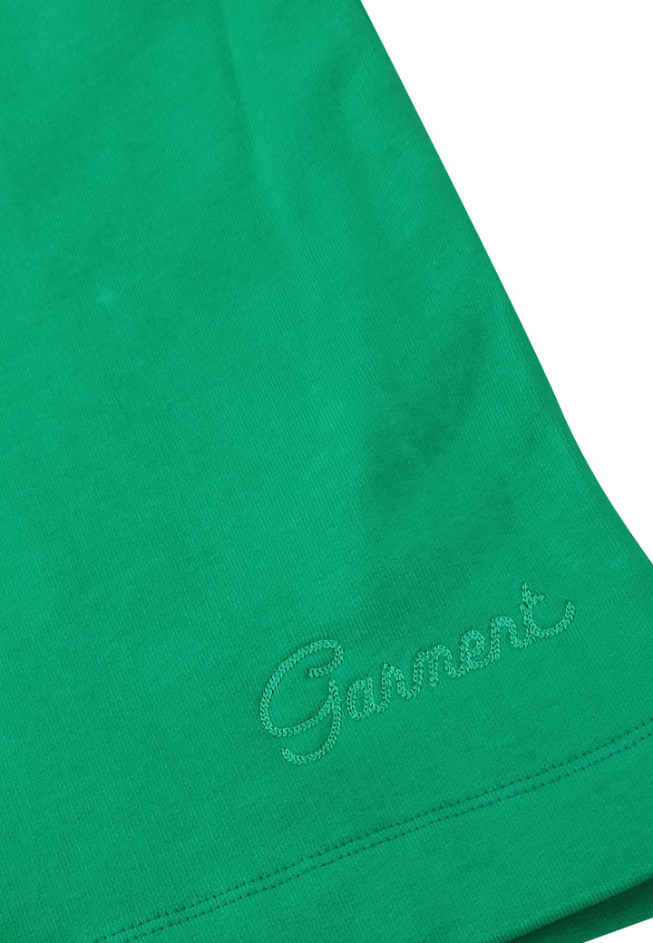 Garment Workshop bermuda verde unisex in jersey di cotone