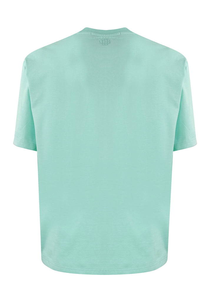 Garment Workshop t-shirt verde acqua unisex in jersey di cotone