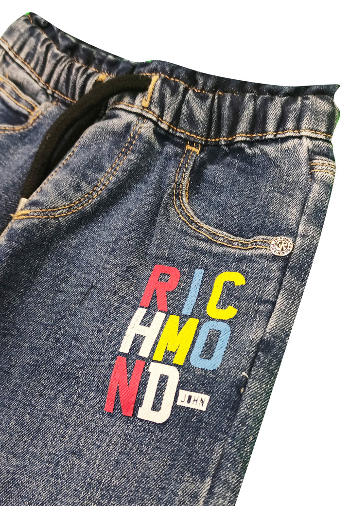 John Richmond jeans blu neonato in denim