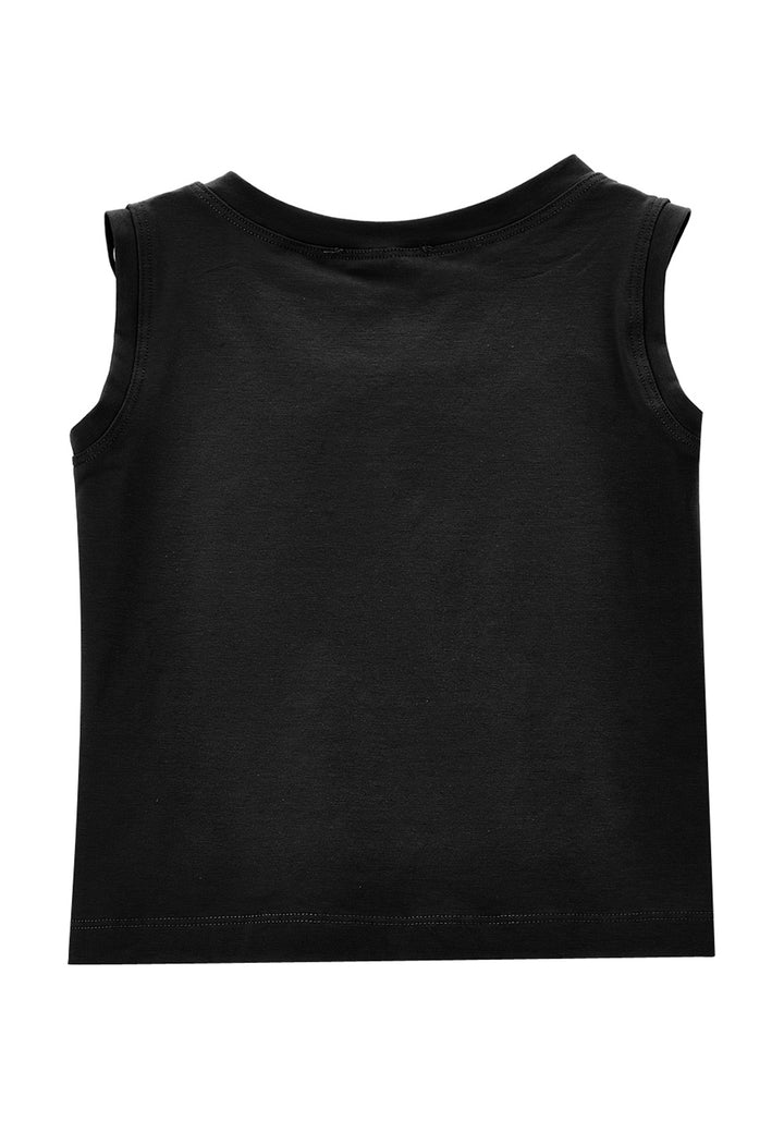ViaMonte Shop | Monnalisa t-shirt nera bambina in cotone
