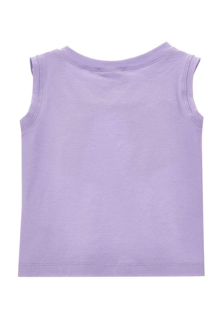ViaMonte Shop | Monnalisa t-shirt glicine bambina in cotone