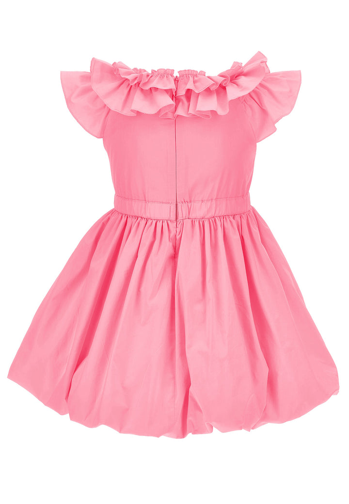 Monnalisa vestito rosa bambina in cotone