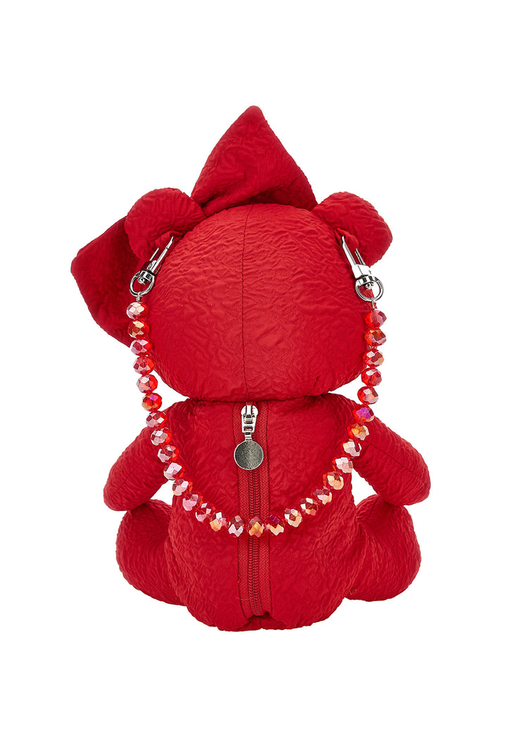 ViaMonte Shop | Monnalisa borsetta teddy bear rossa bambina