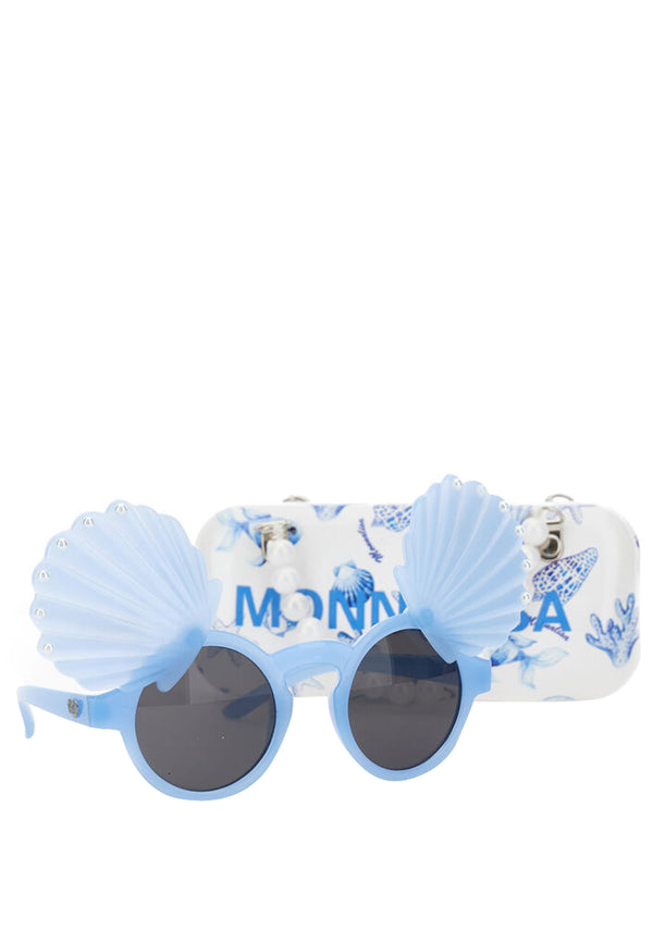 Monnalisa occhiali da sole blu bambina