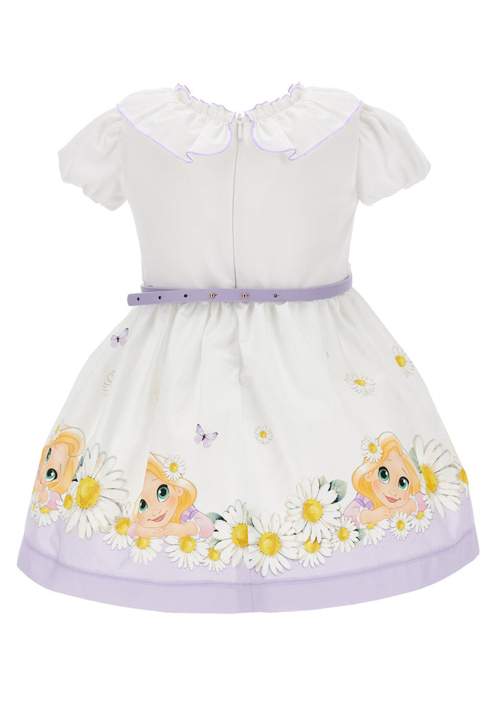 Monnalisa vestito bianco neonata in cotone