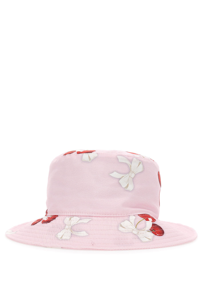 Monnalisa cappello rosa bambina in popeline