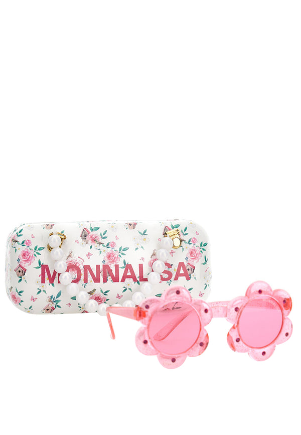 Monnalisa occhiali da sole rosa neonata