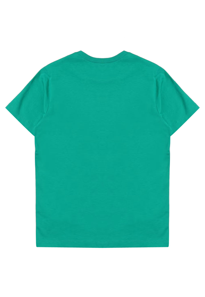 ViaMonte Shop | N°21 t-shirt verde bambino in cotone