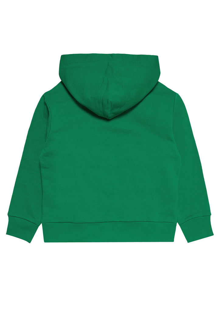 ViaMonte Shop | N°21 felpa verde bambino in cotone