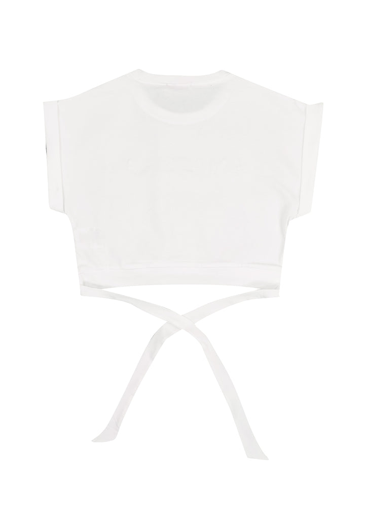 Pinko t-shirt bianca bambina in cotone