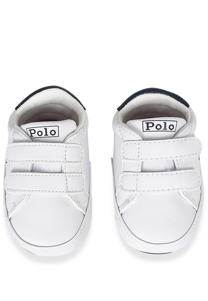 Polo Ralph Lauren scarpe bianche neonato