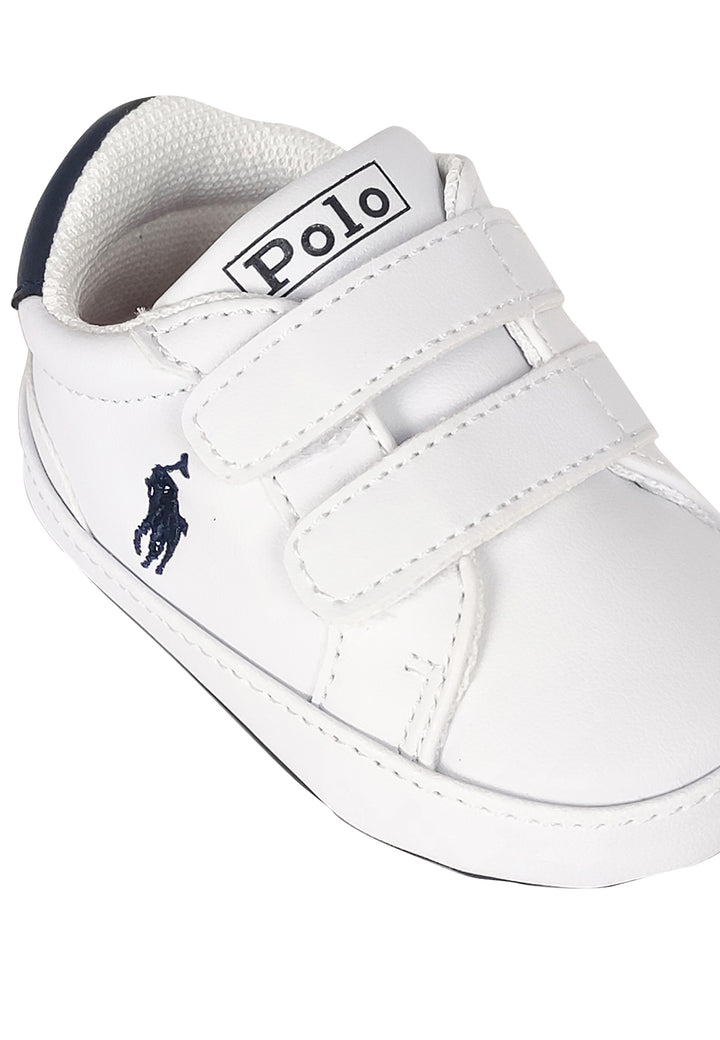 Polo Ralph Lauren scarpe bianche neonato