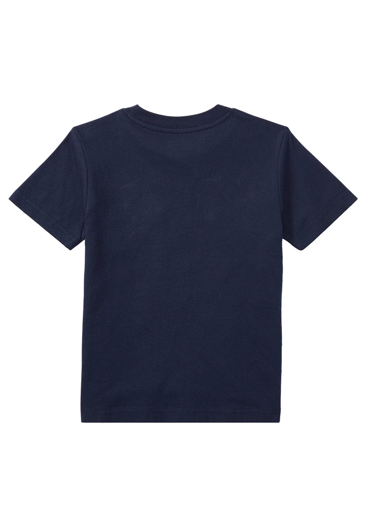 Ralph Lauren t-shirt blu navy bambino in cotone