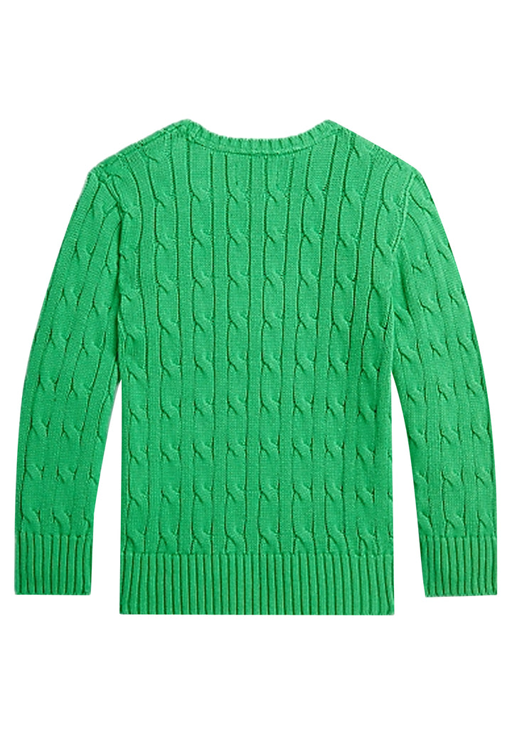 Ralph Lauren maglia verde bambino in cotone