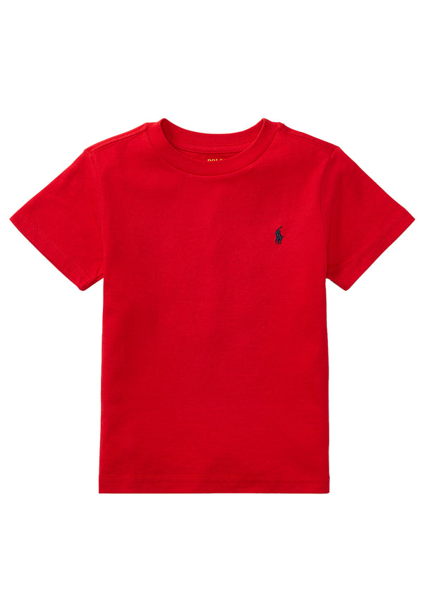 Ralph Lauren t-shirt rossa bambino in cotone