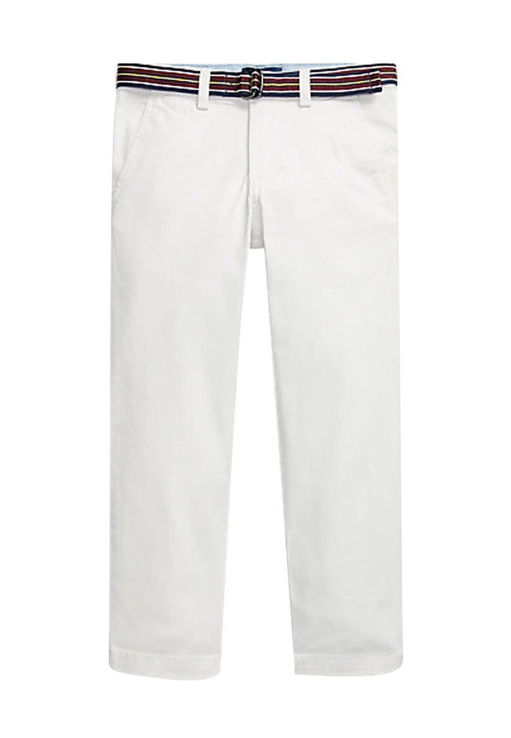 Ralph Lauren pantalone bianco bambino in cotone