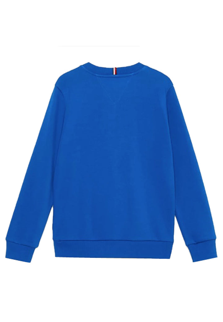 ViaMonte Shop | Tommy Hilfiger felpa blu neonato in cotone