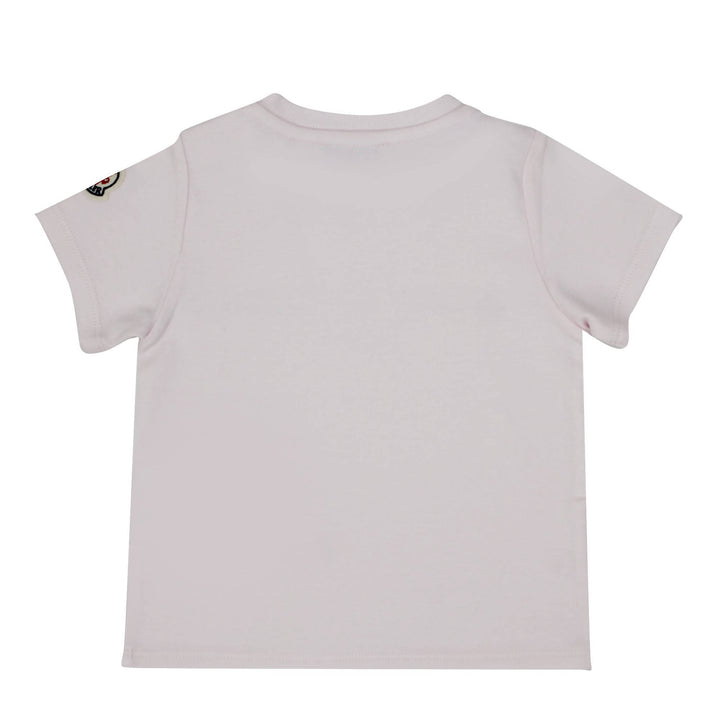 ViaMonte Shop | Moncler Enfant t-shirt baby boy rosa in cotone